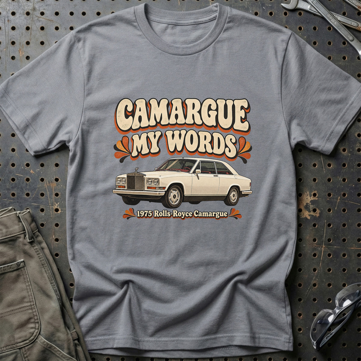
Rolls-Royce Camargue 1975 – Camargue My Words T-Shirt – Grå Sport