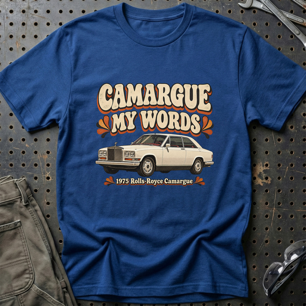 
Rolls-Royce Camargue 1975 – Camargue My Words T-Shirt – Blå Royal