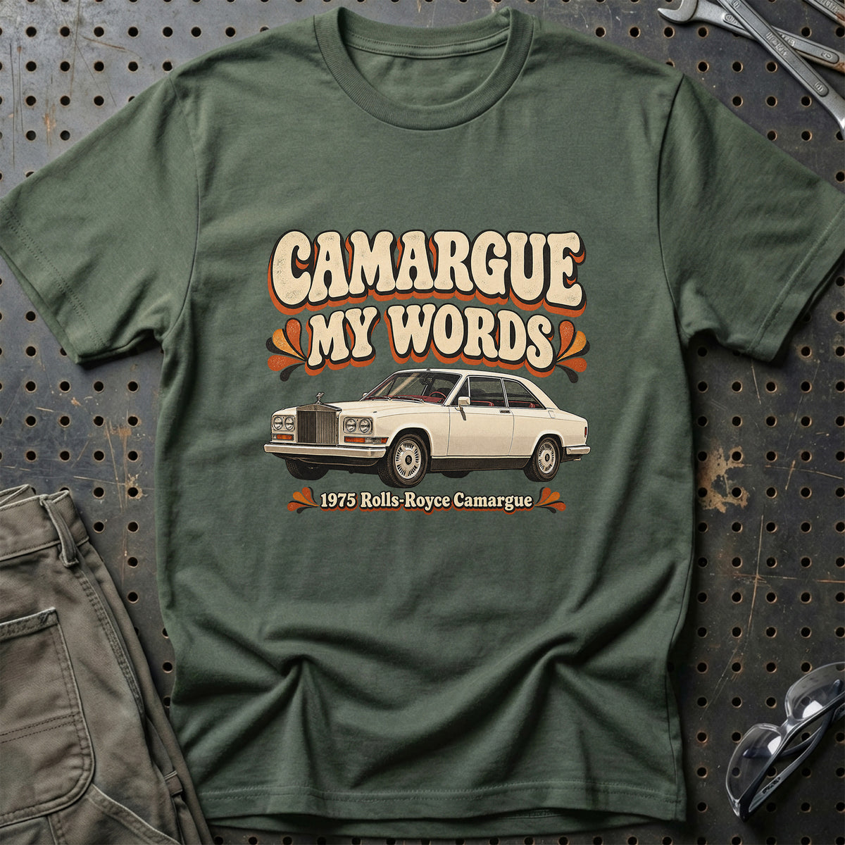
Rolls-Royce Camargue 1975 – Camargue My Words T-Shirt – Grøn Militær