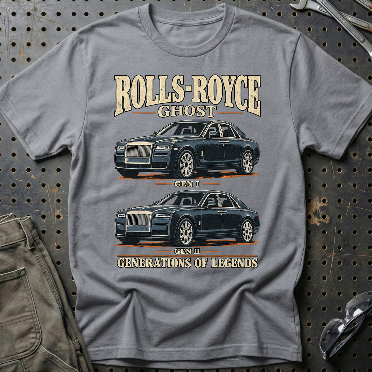 
Rolls-Royce Ghost – Generations of Legends T-Shirt – Grå Sport
