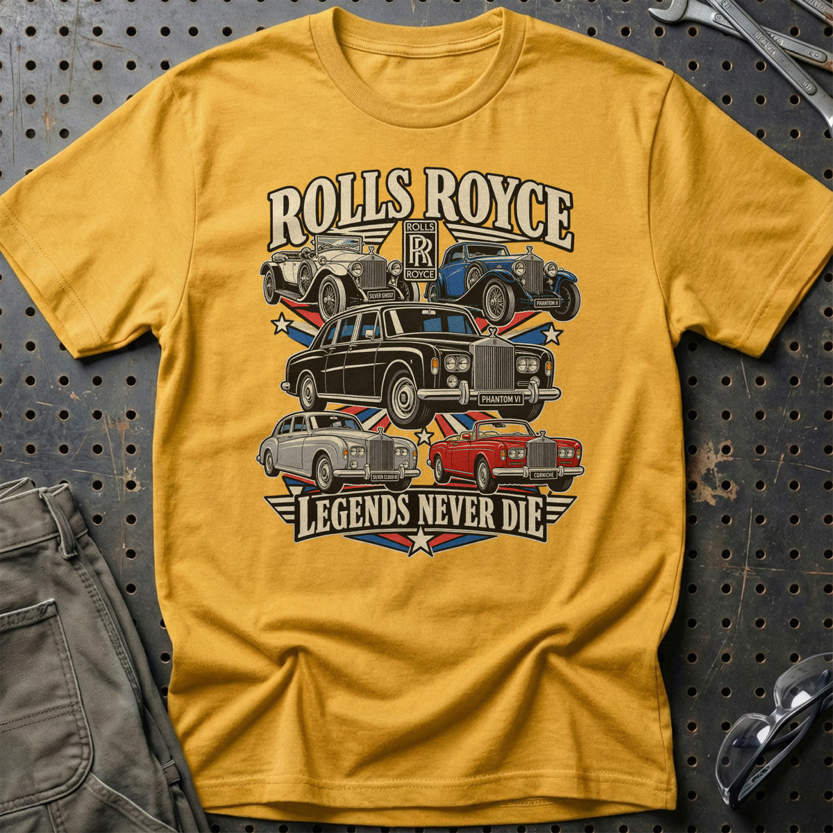 
Produktbillede af Rolls-Royce Legends Never Die T-Shirt