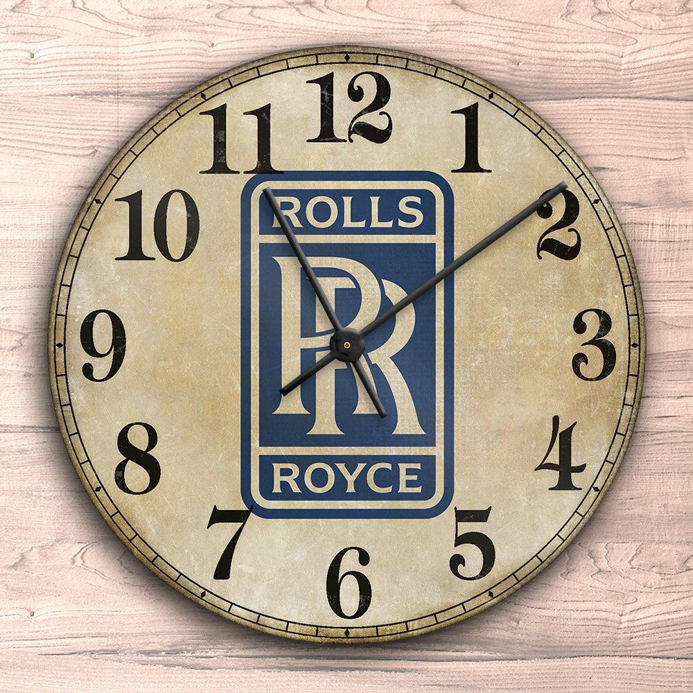 Rolls Royce Vægur Rundt-Clock-Rolls Royce-Garage Culture Shop- garage - man cave - merchandise