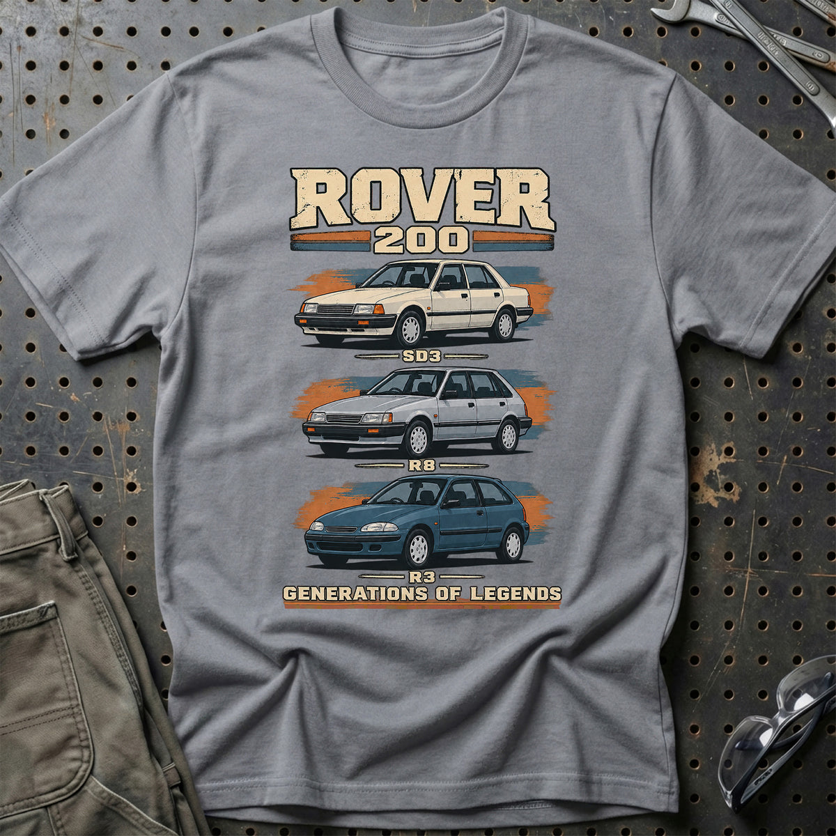 
Rover 200 – Generations of Legends T-Shirt – Grå Sport