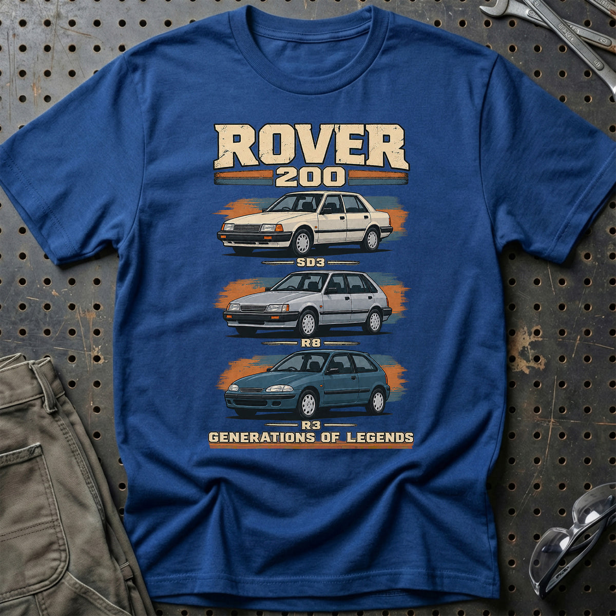 
Rover 200 – Generations of Legends T-Shirt – Blå Royal