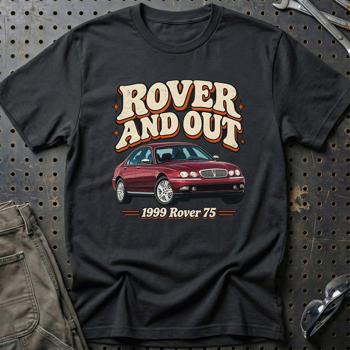 
Rover 75 1999 – Rover and Out T-Shirt – Sort