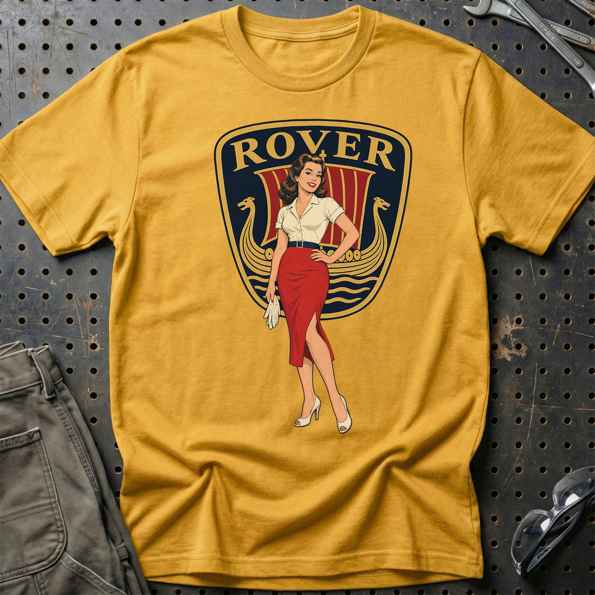 
Produktbillede af Rover Retro Pinup T-Shirt