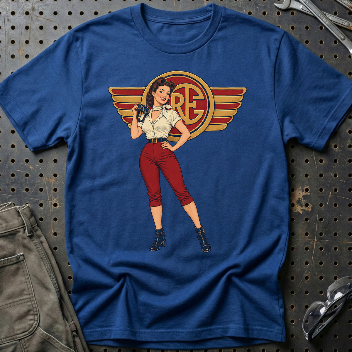 
Produktbillede af Royal Enfield Retro Pinup T-Shirt