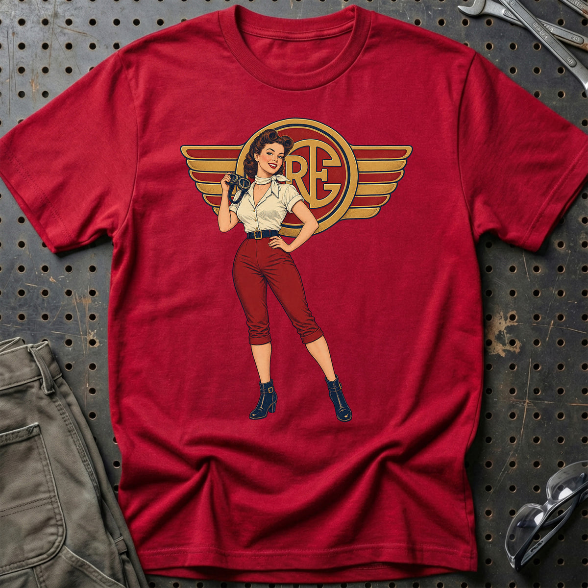 
Produktbillede af Royal Enfield Retro Pinup T-Shirt