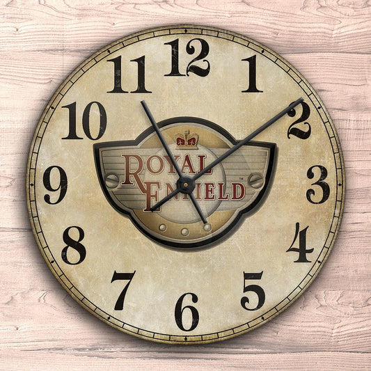 Royal Enfield Vægur Rundt-Clock-Royal Enfield-Garage Culture Shop- garage - man cave - merchandise