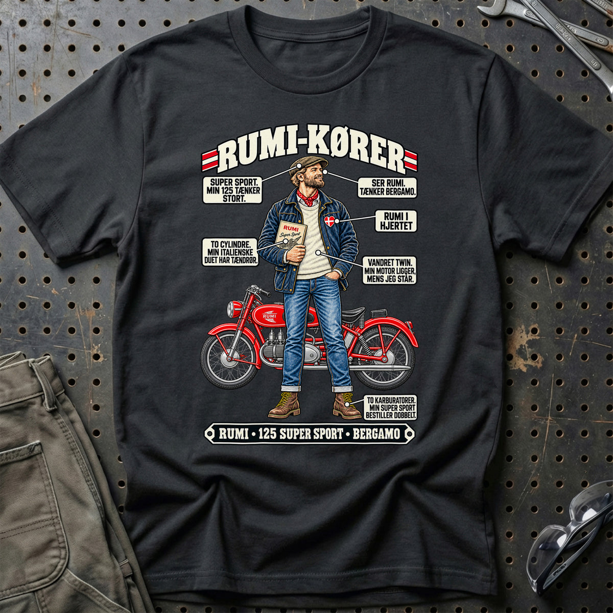 
Rumi-Kører T-Shirt – Sort