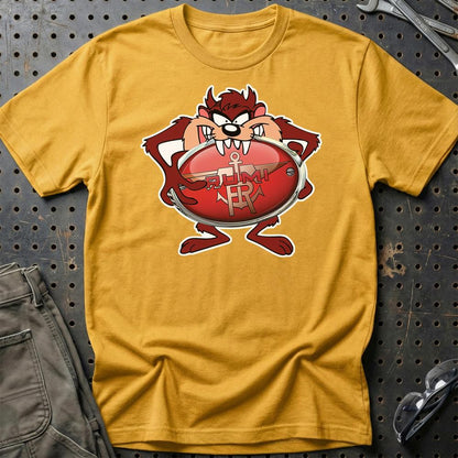 Rumi TAZ Unisex T-Shirt , Bomul-Beklædning-Rumi-Guld-S-Garage Culture Shop- garage - man cave - merchandise