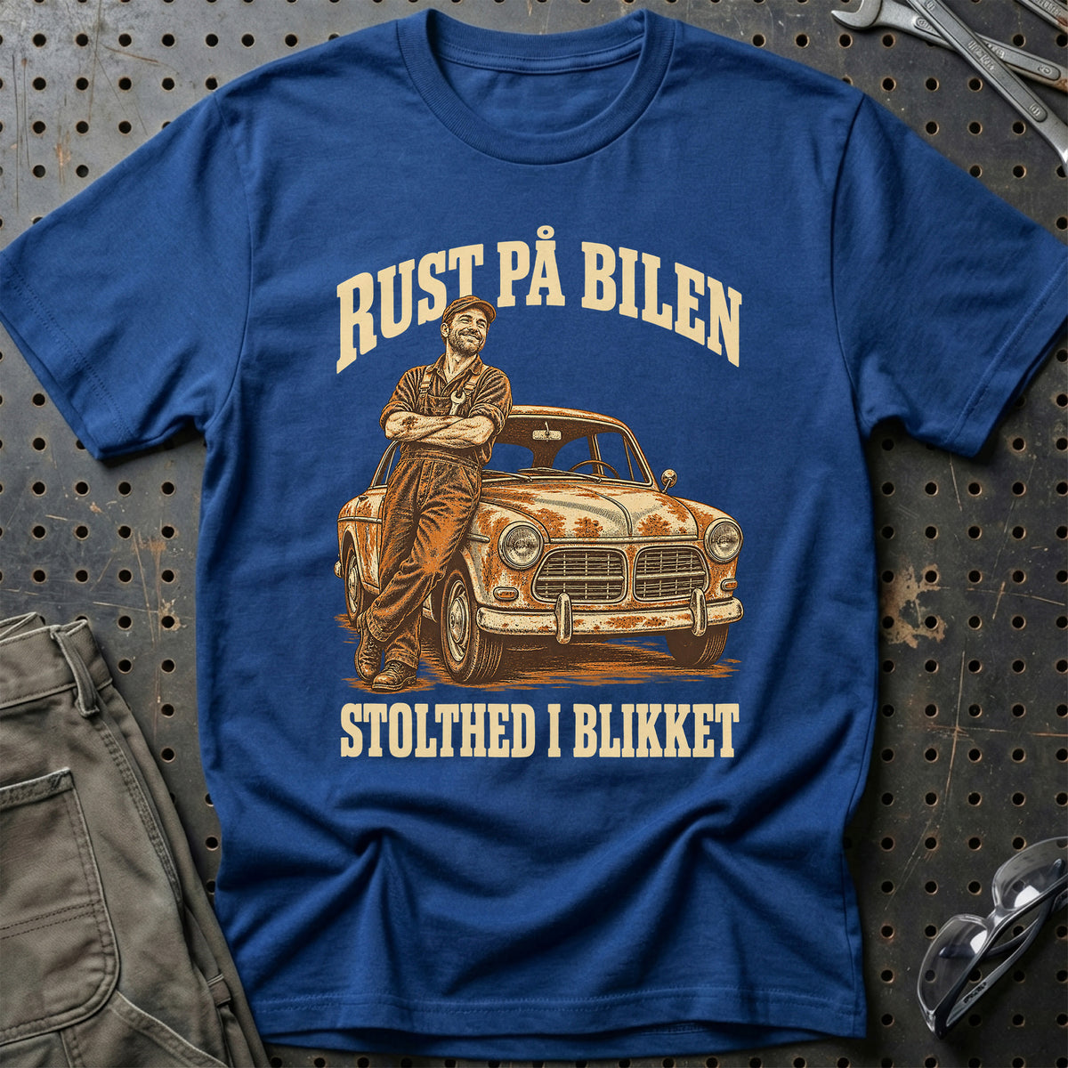 
Produktbillede af Rust på bilen – Stolthed i blikket T-Shirt
