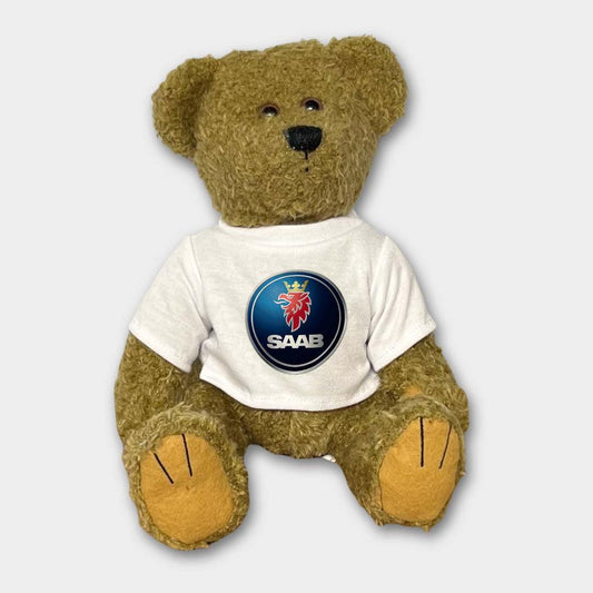 SAAB Plysdyr Bamse, Teddy Bear-Bamse-Saab-Garage Culture Shop- garage - man cave - merchandise