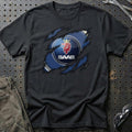 SAAB Ripped T-Shirt-Beklædning-Saab-Sort-S-Garage Culture Shop- garage - man cave - merchandise