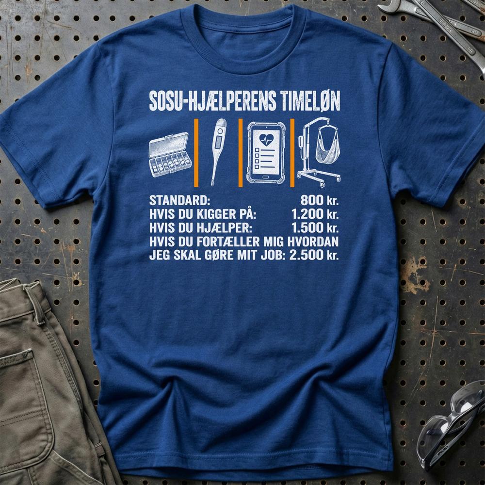 
Produktbillede af SOSU-Hjælperens Timeløn T-Shirt