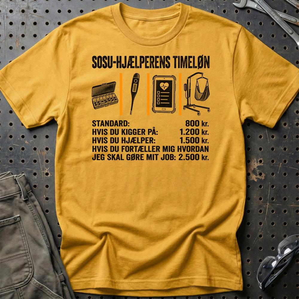 
Produktbillede af SOSU-Hjælperens Timeløn T-Shirt