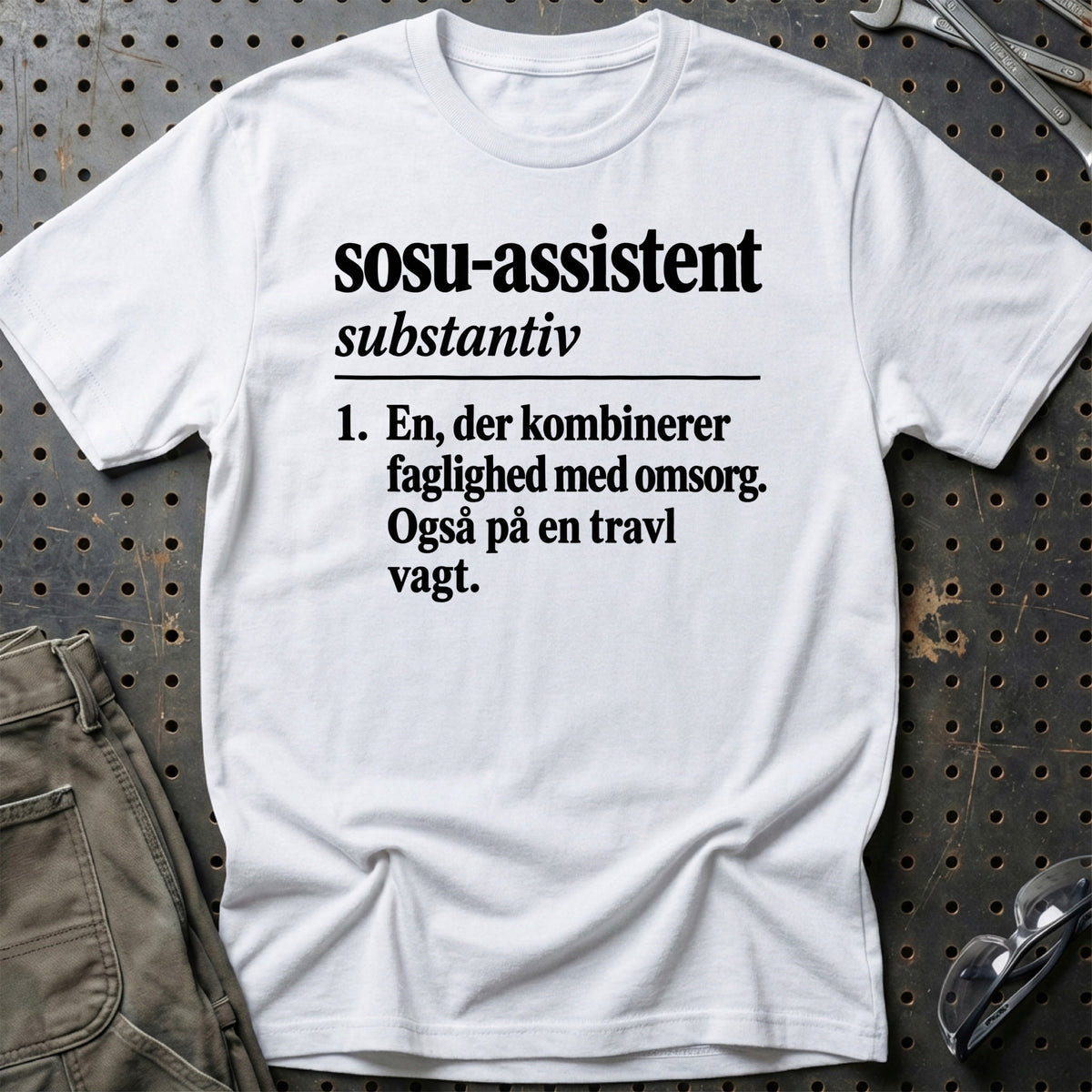 
SOSU-assistent – Definition T-Shirt – Hvid