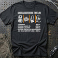
SOSU-assistentens Timeløn T-Shirt – Sort
