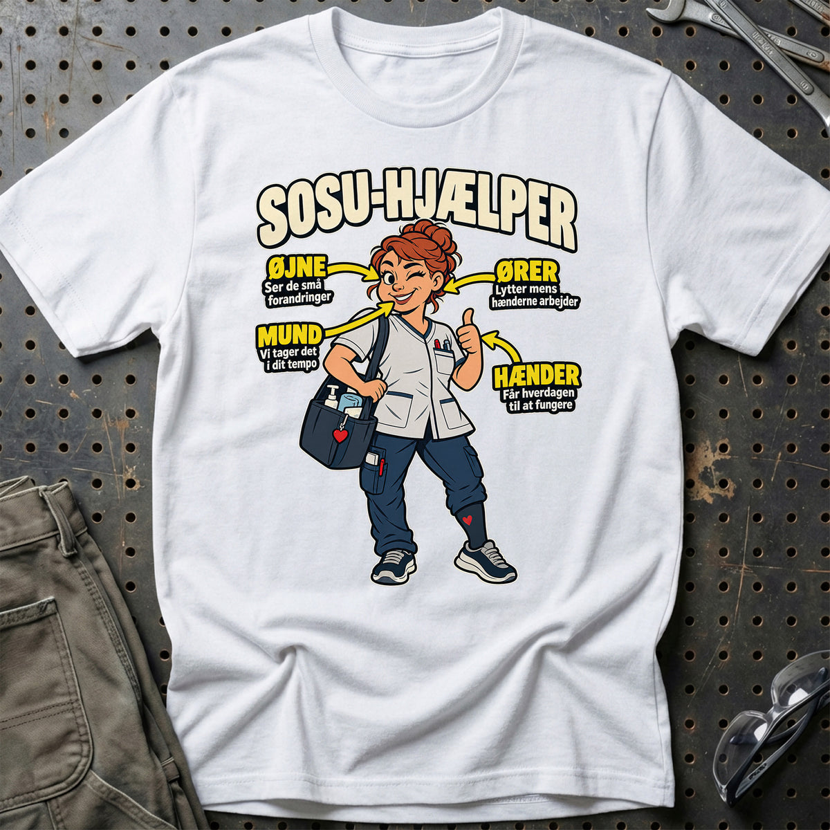 
Produktbillede af SOSU-hjælper – Anatomi T-Shirt