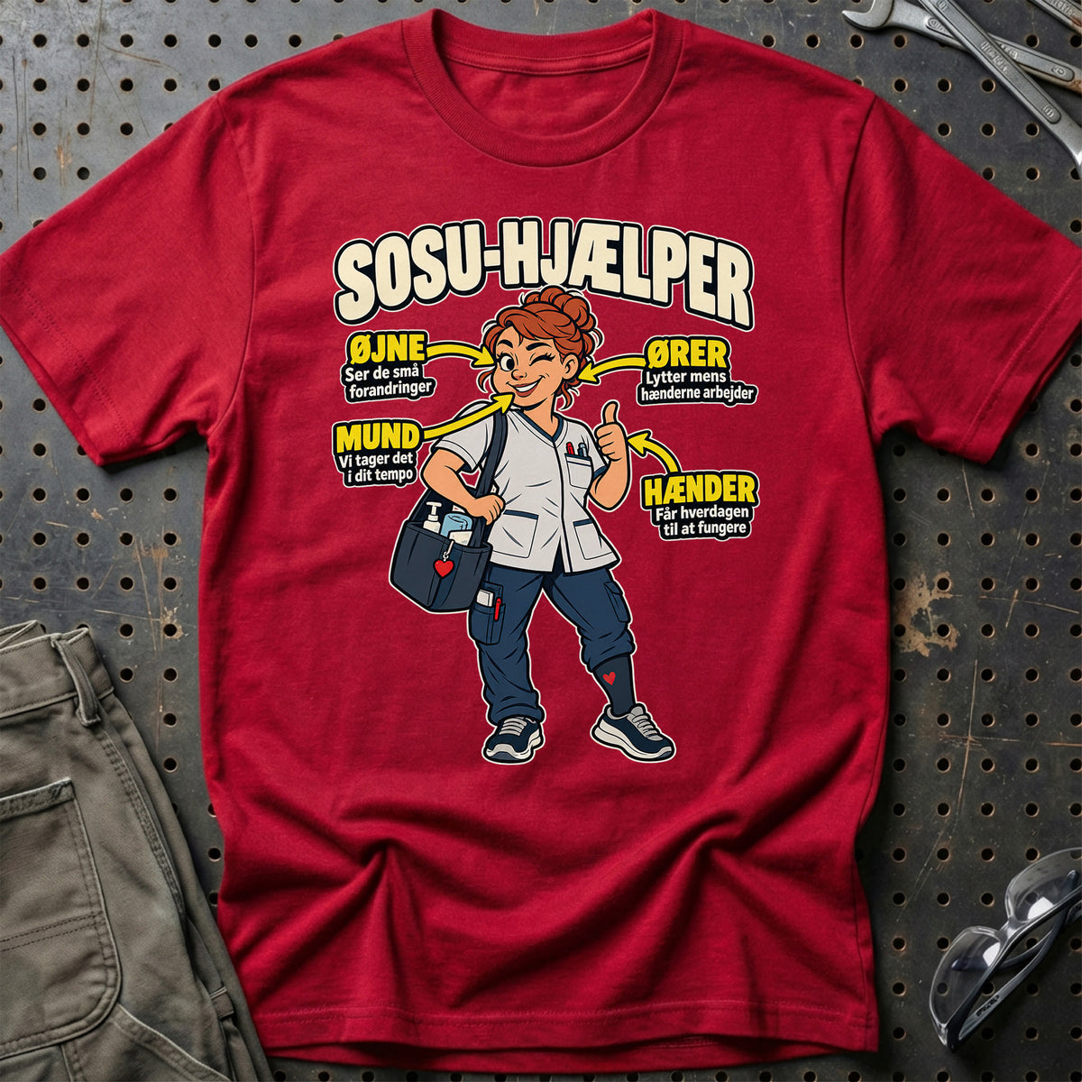 
Produktbillede af SOSU-hjælper – Anatomi T-Shirt