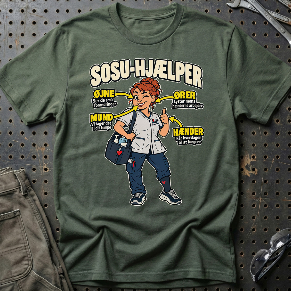 
Produktbillede af SOSU-hjælper – Anatomi T-Shirt