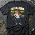 SOSU-hjælper – Anatomi T-Shirt – Sort