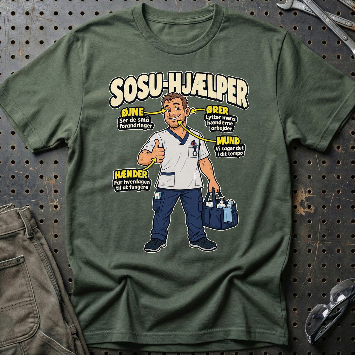 
Produktbillede af SOSU-hjælper – Anatomi T-Shirt