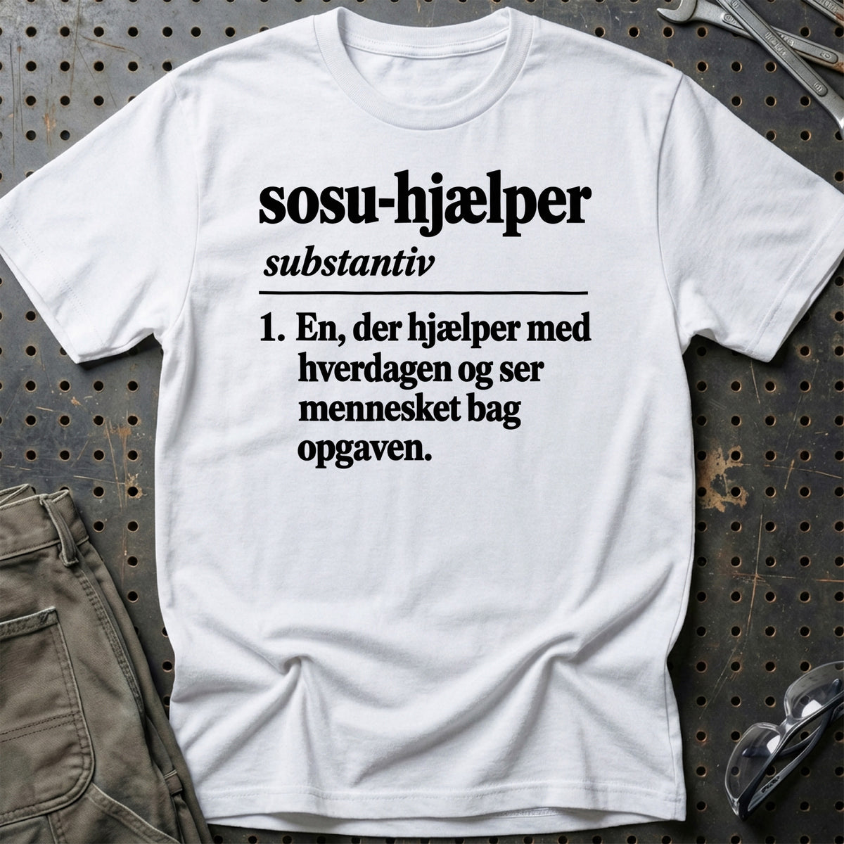 
SOSU-hjælper – Definition T-Shirt – Hvid