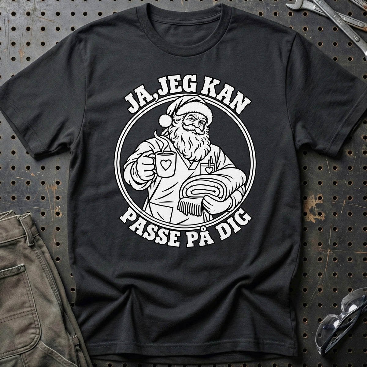 
SOSU-hjælper – Santa Kan Det – Jul T-Shirt – Sort