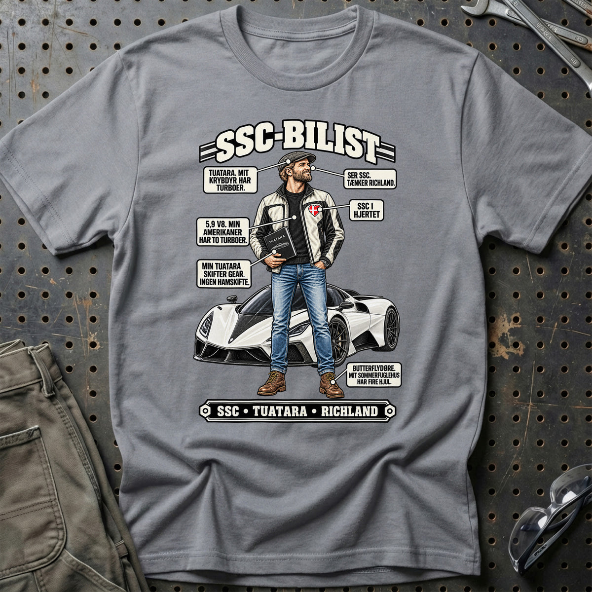 
SSC-Bilist T-Shirt – Grå Sport