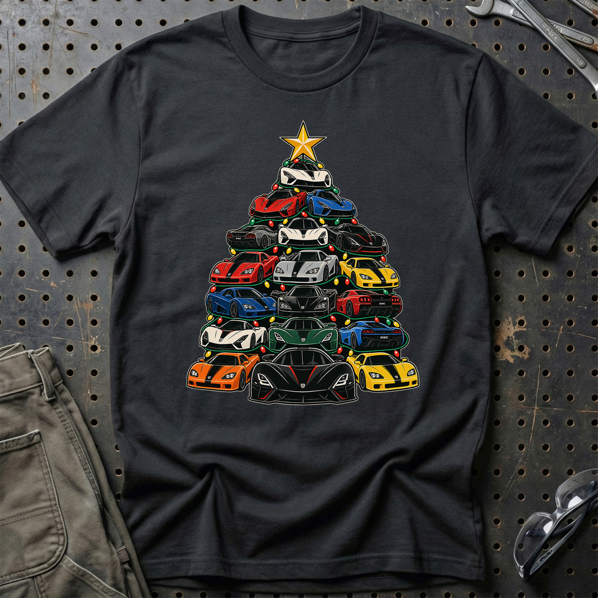 
SSC Juletræ Christmas Tree Unisex T-Shirt – Sort – print foran