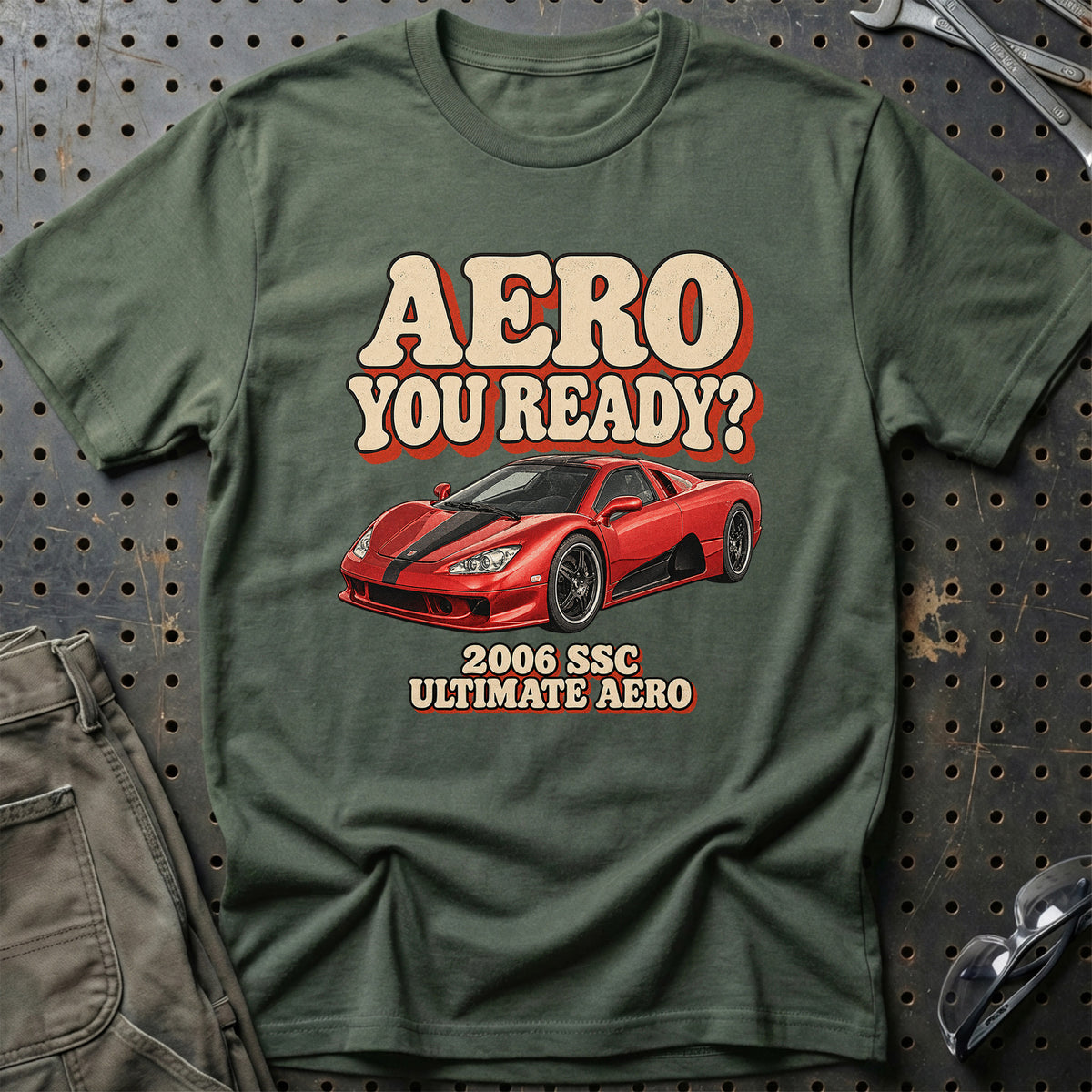 
SSC Ultimate Aero 2006 – Aero You Ready? T-Shirt – Grøn Militær