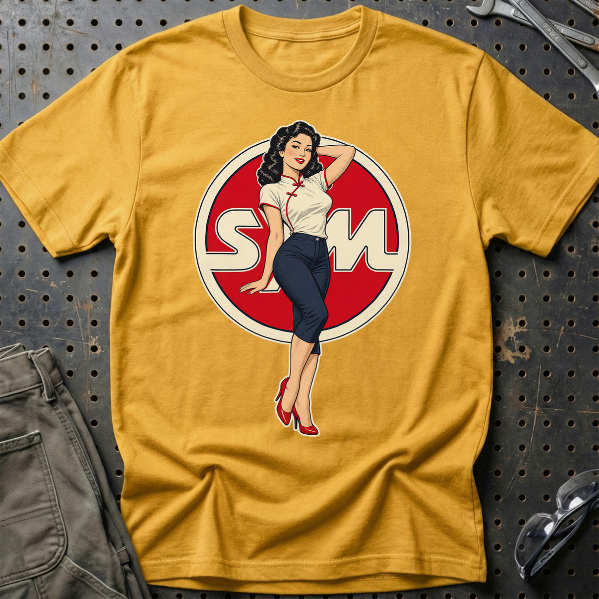 
Produktbillede af SYM Retro Pinup T-Shirt