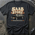 
Saab 900 Turbo Classic 1979 – Saab Story T-Shirt – Sort
