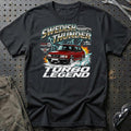 Saab 99 Turbo Swedish Thunder Classic Car T-Shirt-Beklædning-SAAB-Sort-S-Garage Culture Shop- garage - man cave - merchandise