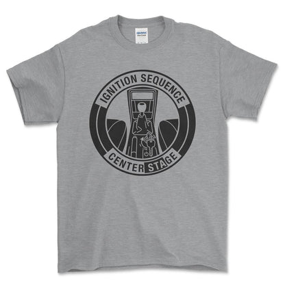 Saab Center Ignition - Unisex T-Shirt-Beklædning-SAAB-Grå Sport-S-Garage Culture Shop- garage - man cave - merchandise