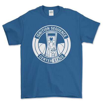 Saab Center Ignition - Unisex T-Shirt-Beklædning-SAAB-Blå Royal-S-Garage Culture Shop- garage - man cave - merchandise