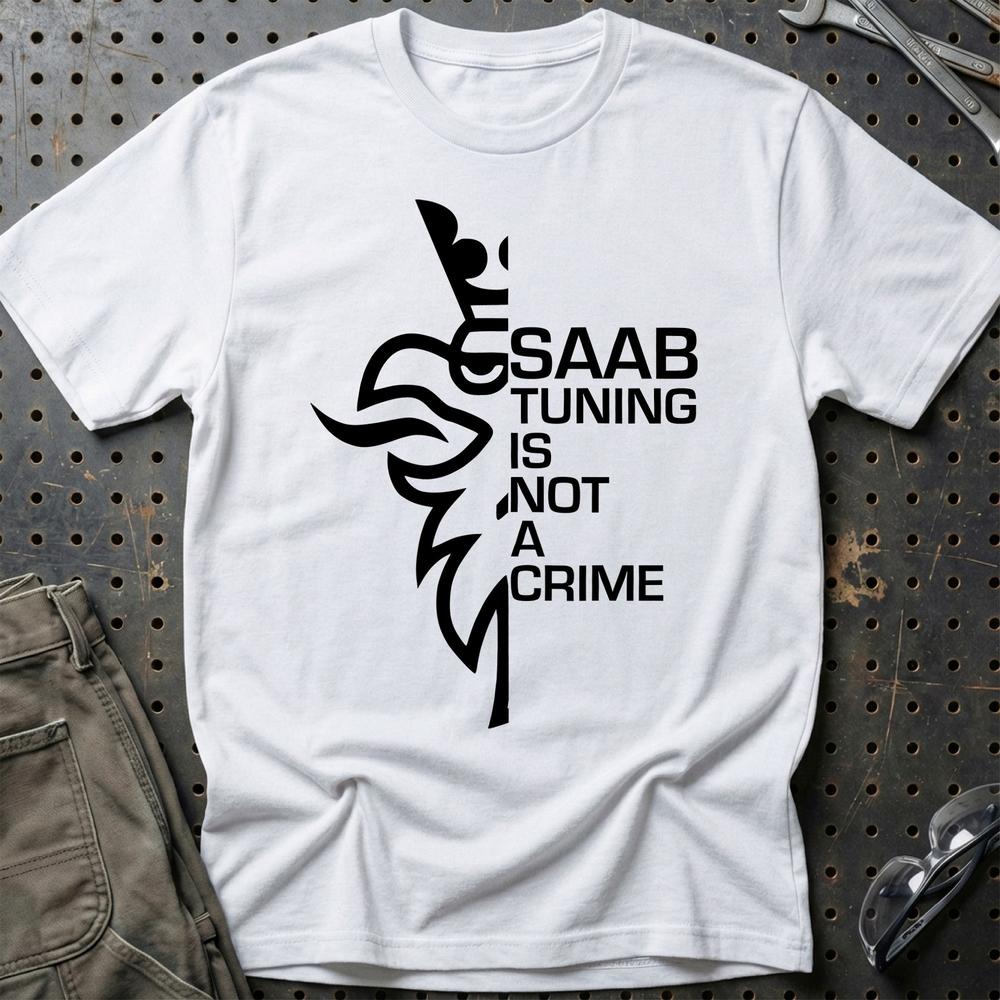 
Produktbillede af Saab Tuning Is Not A Crime T-Shirt