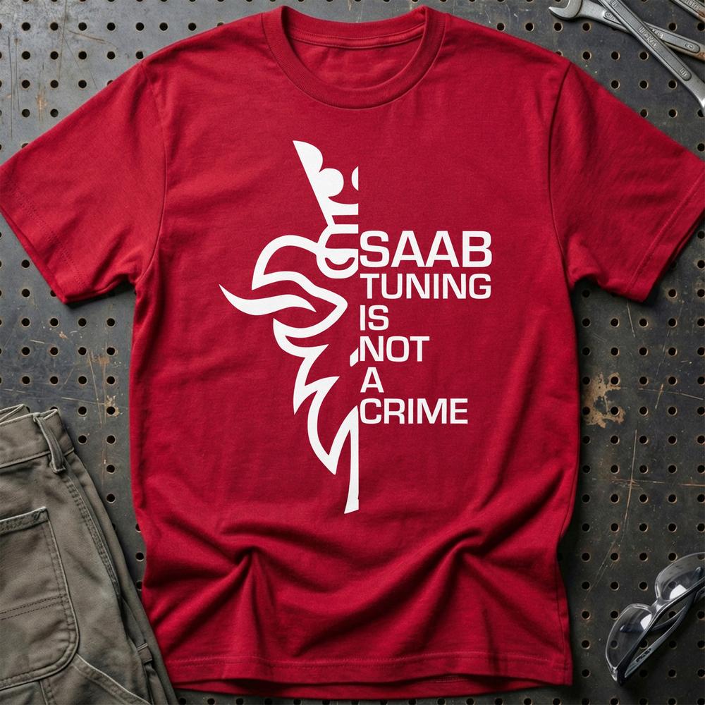 
Produktbillede af Saab Tuning Is Not A Crime T-Shirt