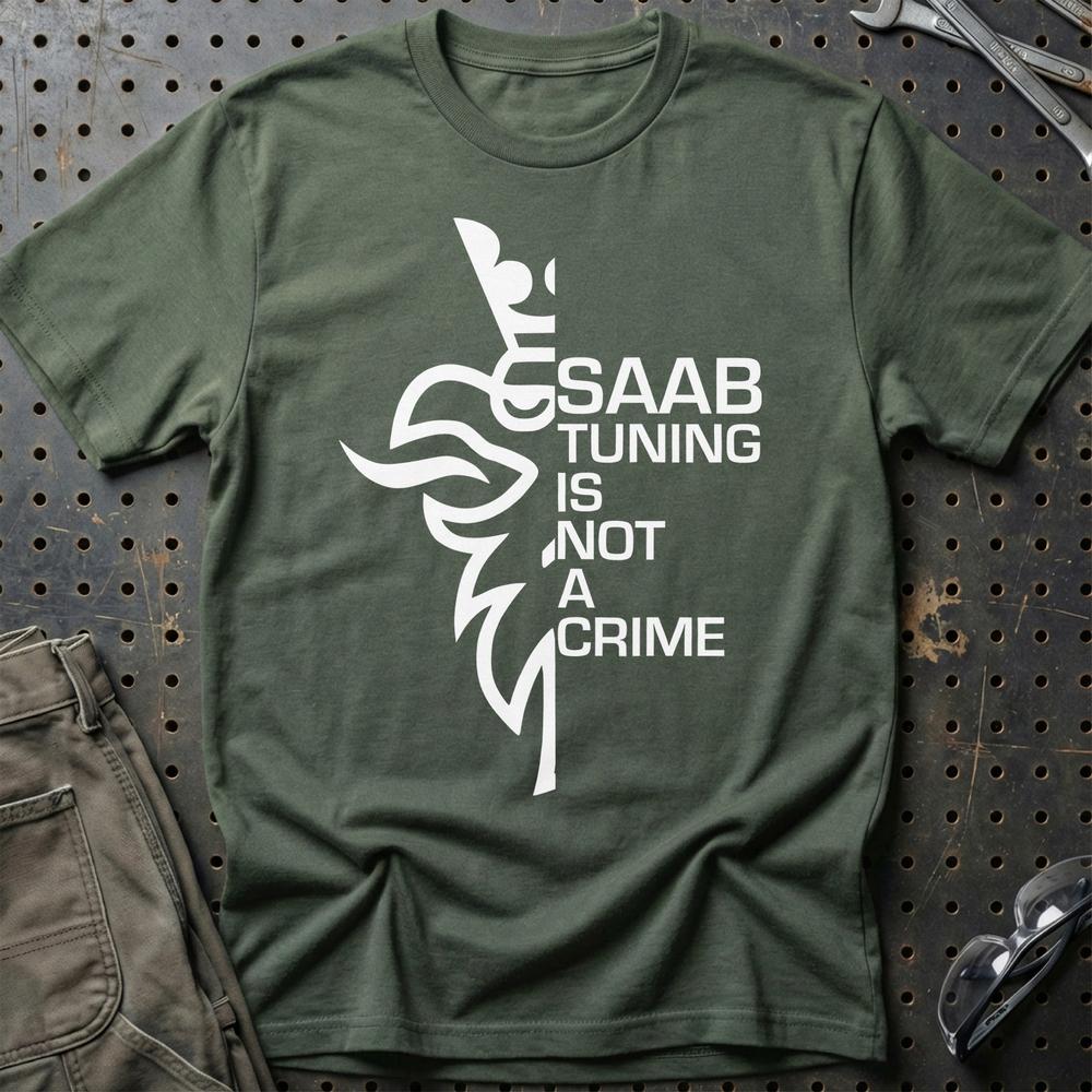 
Produktbillede af Saab Tuning Is Not A Crime T-Shirt