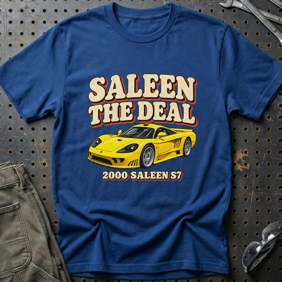 
Saleen S7 2000 – Saleen the Deal T-Shirt – Blå Royal