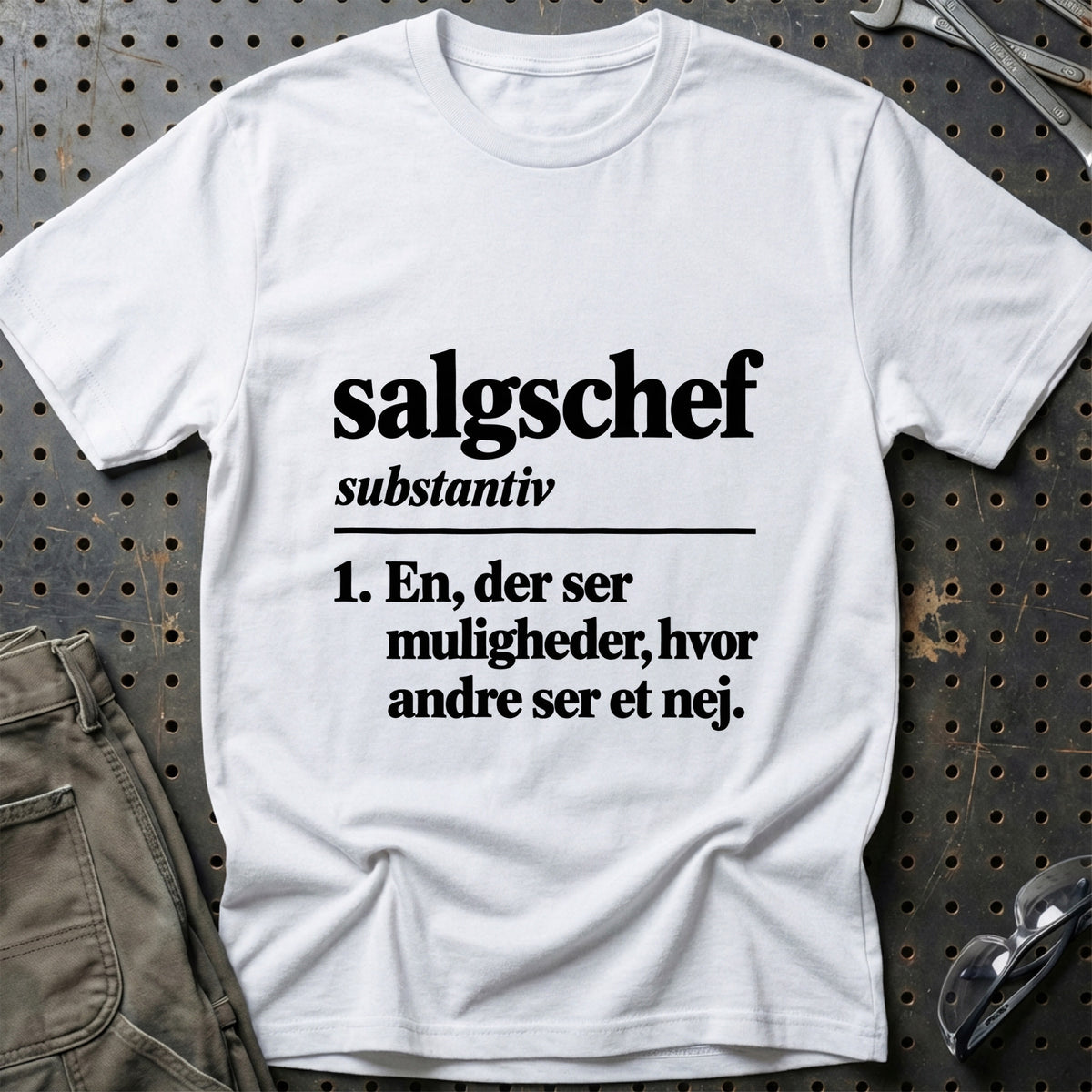 
Salgschef – Definition T-Shirt – Hvid