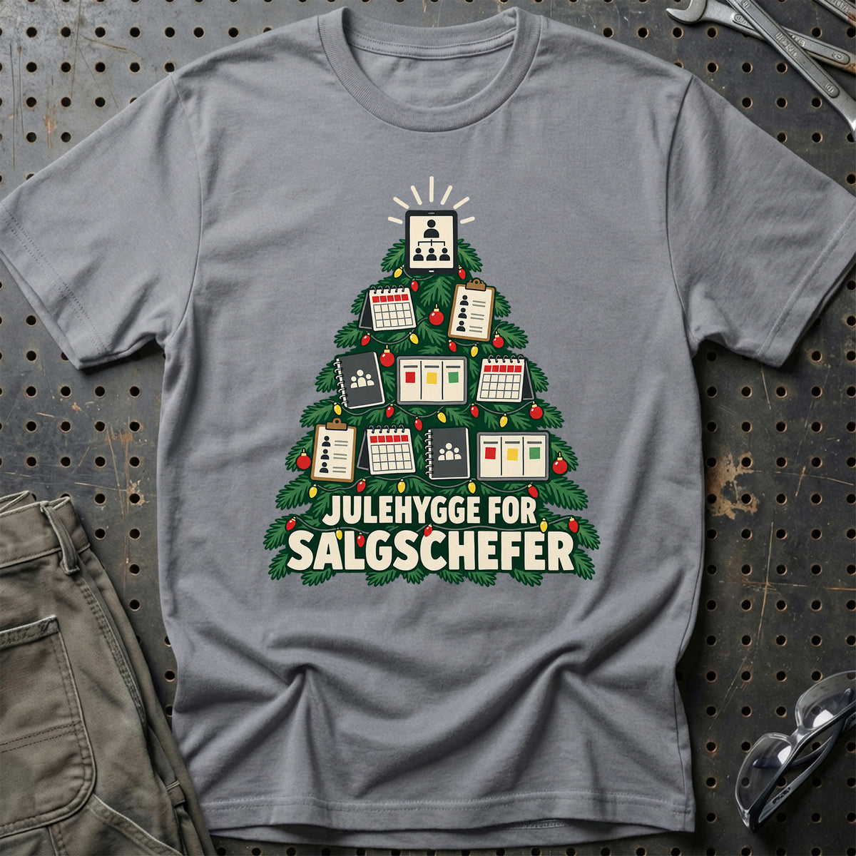 
Salgschef – Julehygge – Unisex T-Shirt – Grå Sport