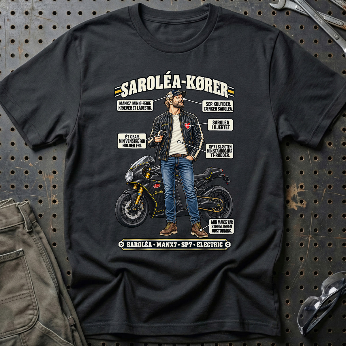 
Saroléa-Kører T-Shirt – Sort