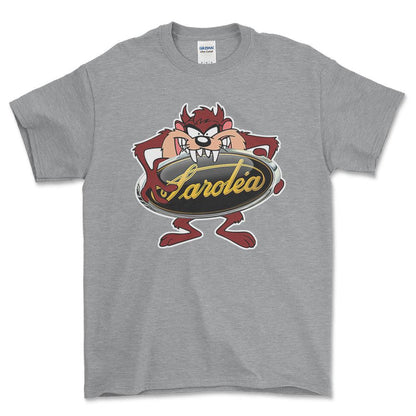 Sarolea TAZ Unisex T-Shirt , Bomul-Beklædning-Sarolea-Grå Sport-S-Forside-Garage Culture Shop- garage - man cave - merchandise