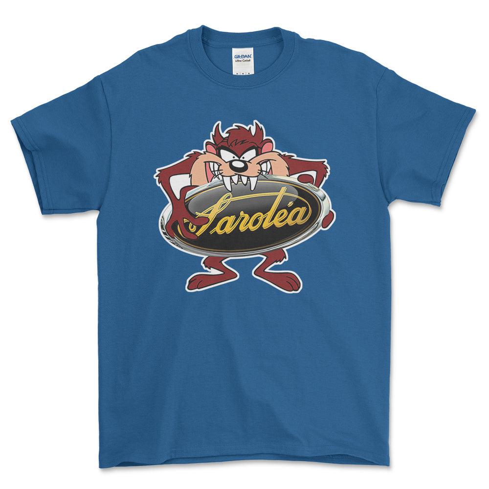 Sarolea TAZ Unisex T-Shirt , Bomul-Beklædning-Sarolea-Blå Royal-S-Forside-Garage Culture Shop- garage - man cave - merchandise