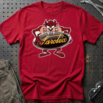 Sarolea TAZ Unisex T-Shirt , Bomul-Beklædning-Sarolea-Rød-S-Garage Culture Shop- garage - man cave - merchandise