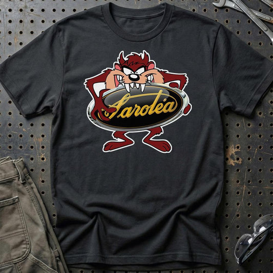 Sarolea TAZ Unisex T-Shirt , Bomul-Beklædning-Sarolea-Sort-S-Garage Culture Shop- garage - man cave - merchandise