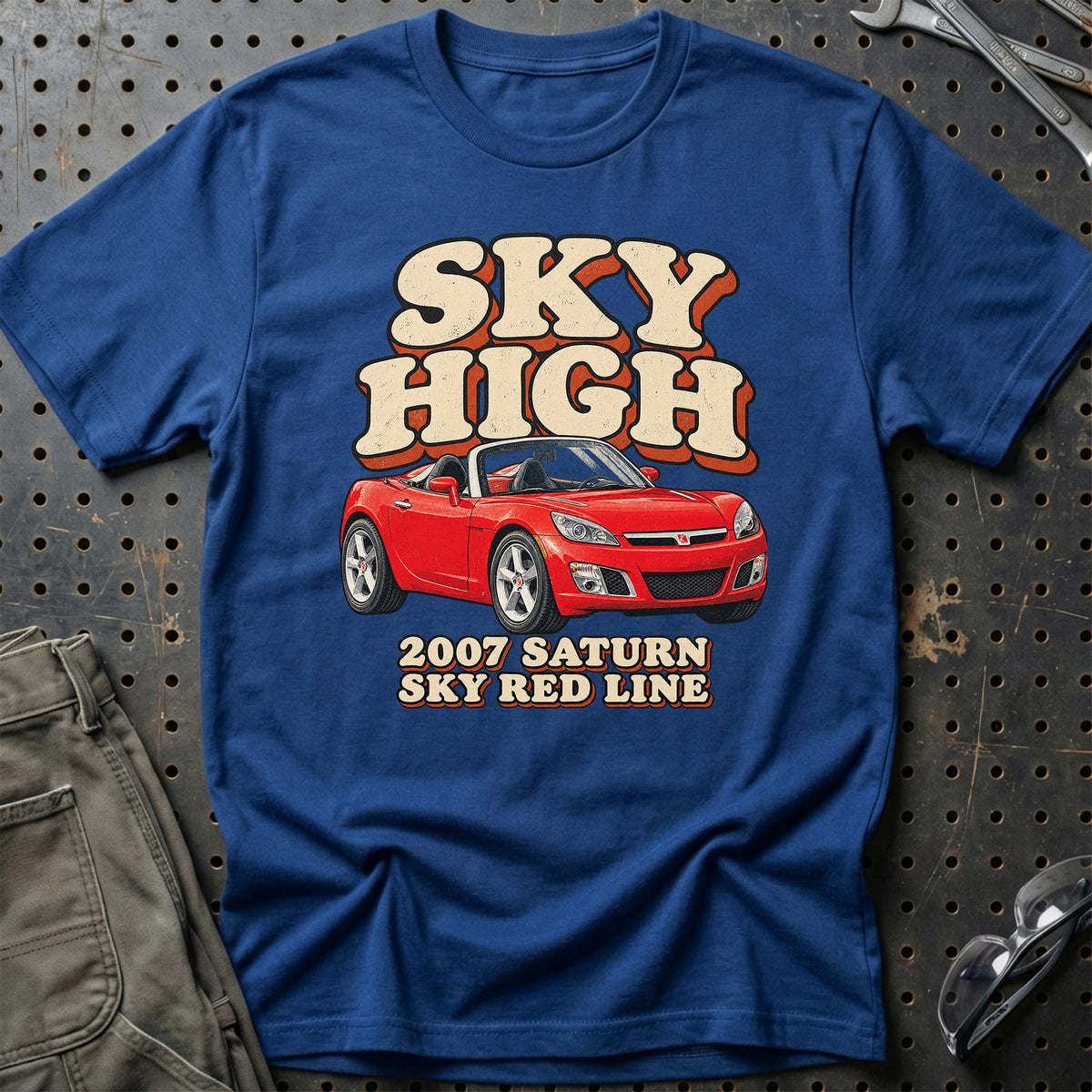 
Saturn Sky Red Line 2007 – Sky High T-Shirt – Blå Royal