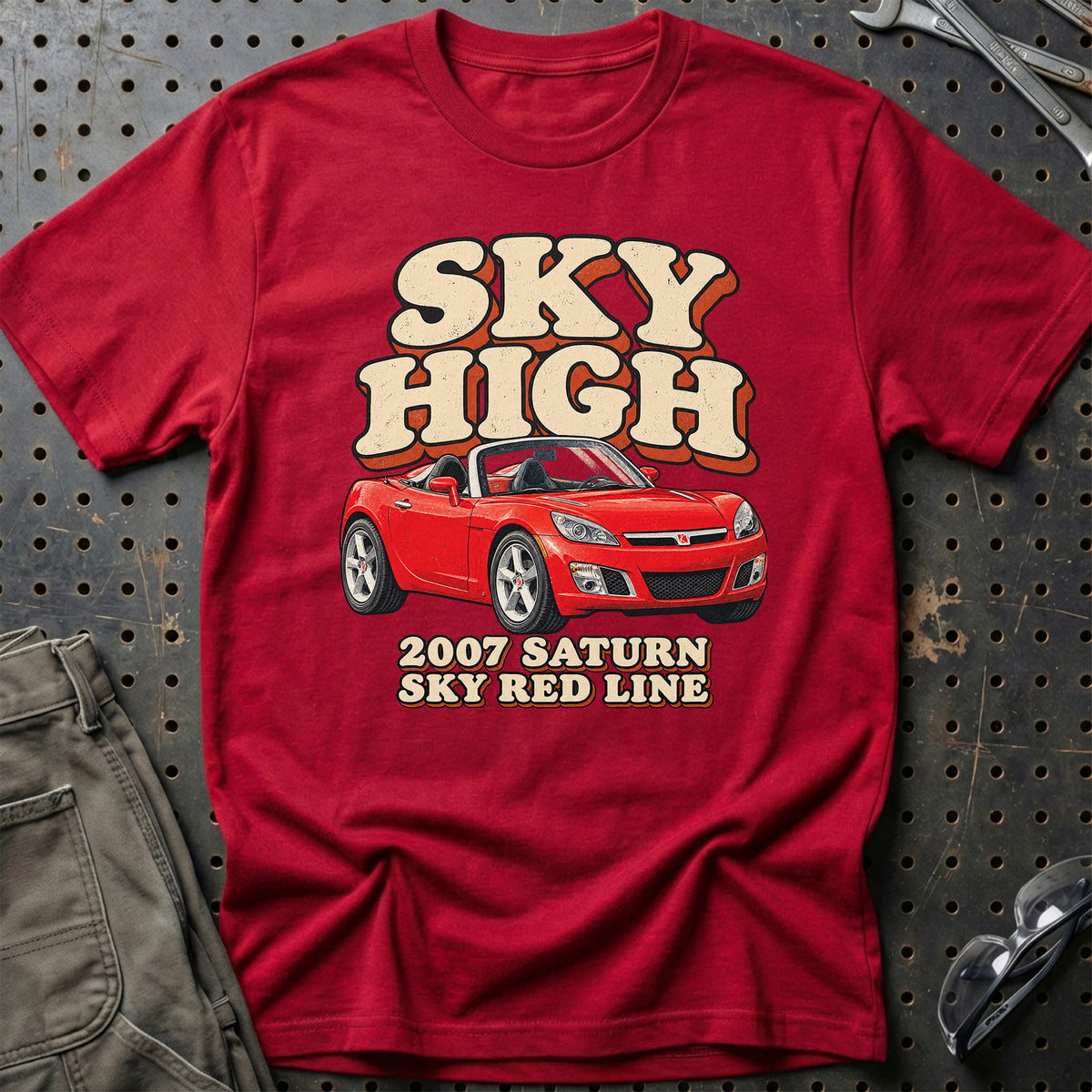 
Saturn Sky Red Line 2007 – Sky High T-Shirt – Rød